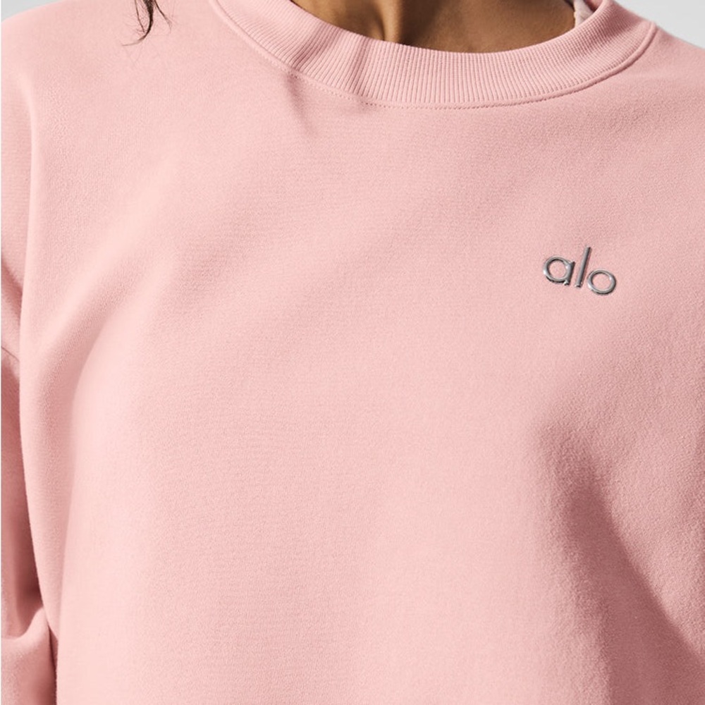 ALO Yoga Pink Quartz Sweatshirt